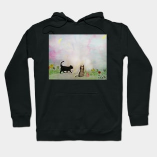 The road (2 cats) Hoodie